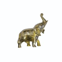 Antique Brass Elephant Statue