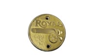point cover plain brass