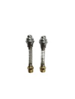 heavy mirror yoke nut (silver & chrome finish)